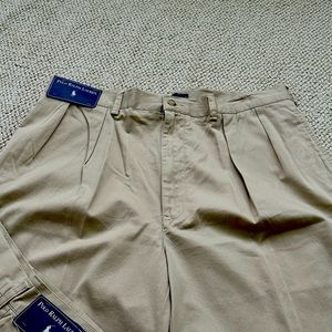 2 pair khaki Polo shorts